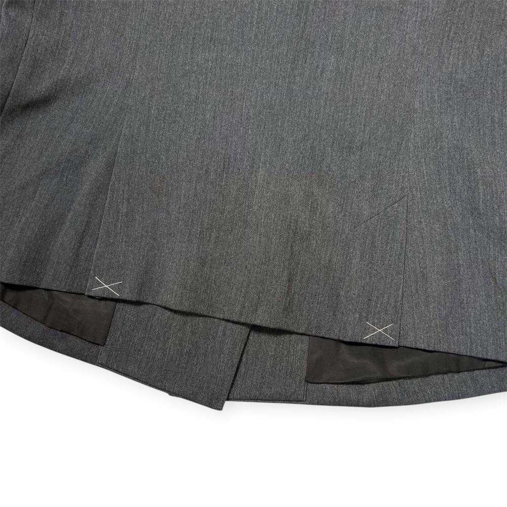MM LaFleur Roxane Charcoal Work Jacket 1X Soft Twill Double Button Blazer NWOT - Picture 9 of 15